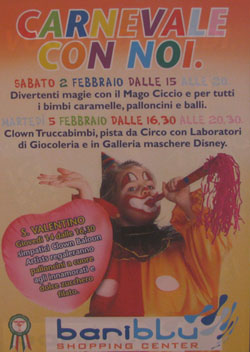 Locandina Carnevale BariBlu