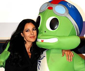 Mascotte DIVA con Monica Bellucci